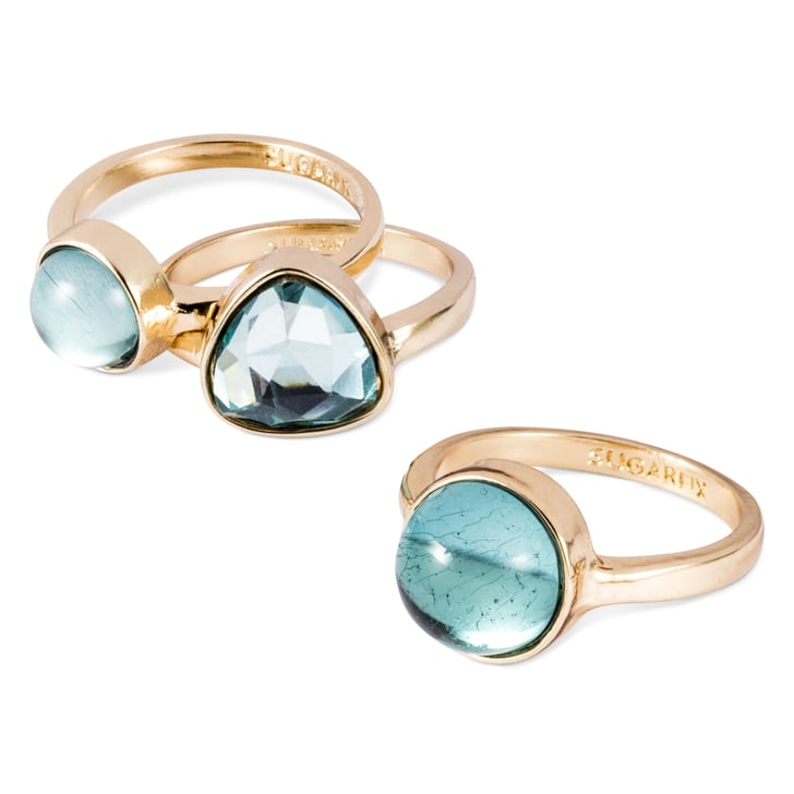 SugarFix by BaubleBar x Target Stone Ring Set (17) Baublebar SugarFix Target Collection