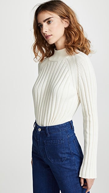 Bop Basics Wide Rib Turtleneck Sweater