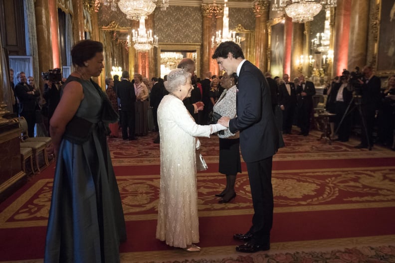 Justin Trudeau and Queen Elizabeth