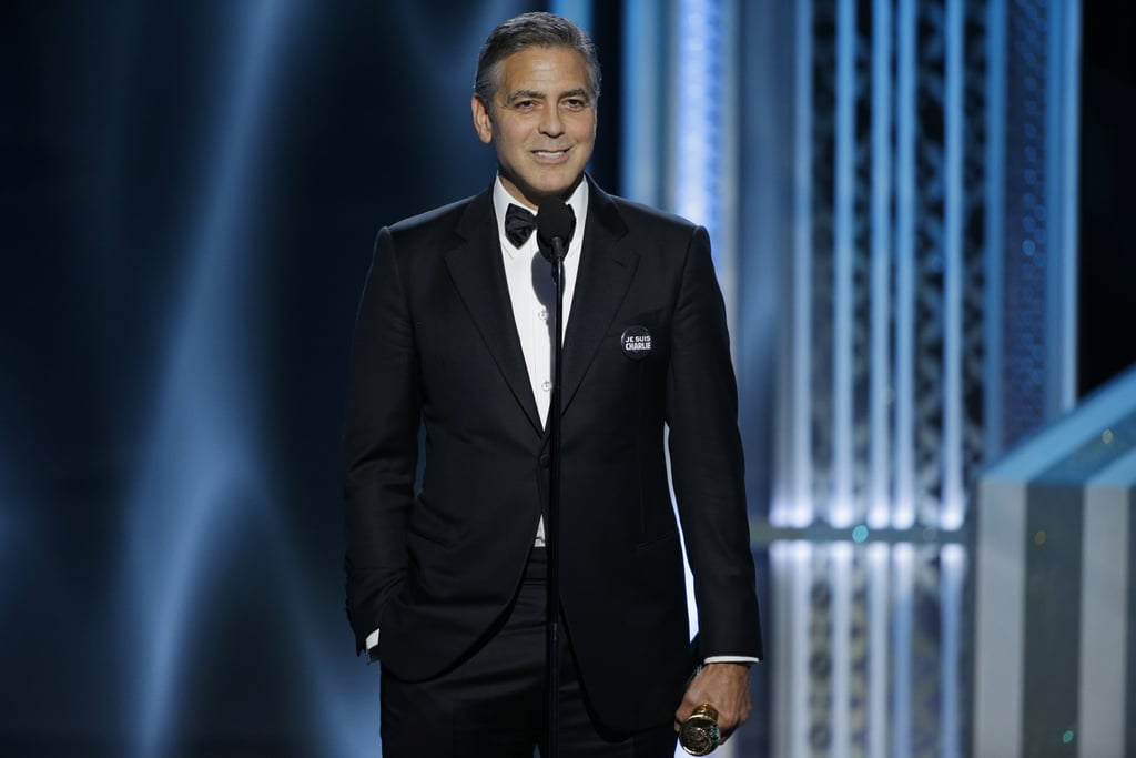 "It's probably been fun for them to watch me not grow and not mature over time." — George Clooney, joking about having friends through his stunted growth