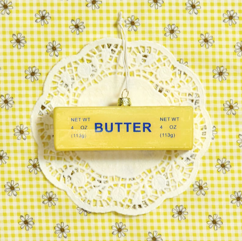 Butter Stick Glass Ornament