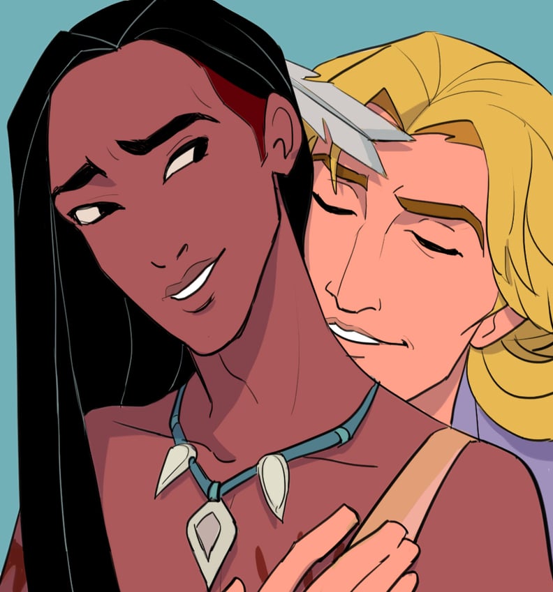 John Smith and Male Pocahontas