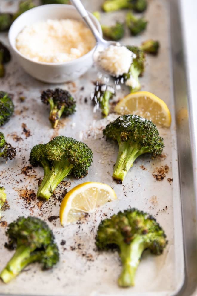Roasted Broccoli with Lemon and Parmesan Roasted Vegetable Recipes