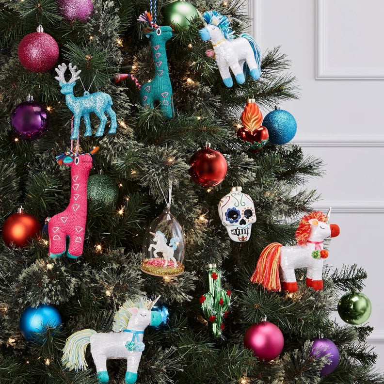 Glitter Reindeer Christmas Ornament