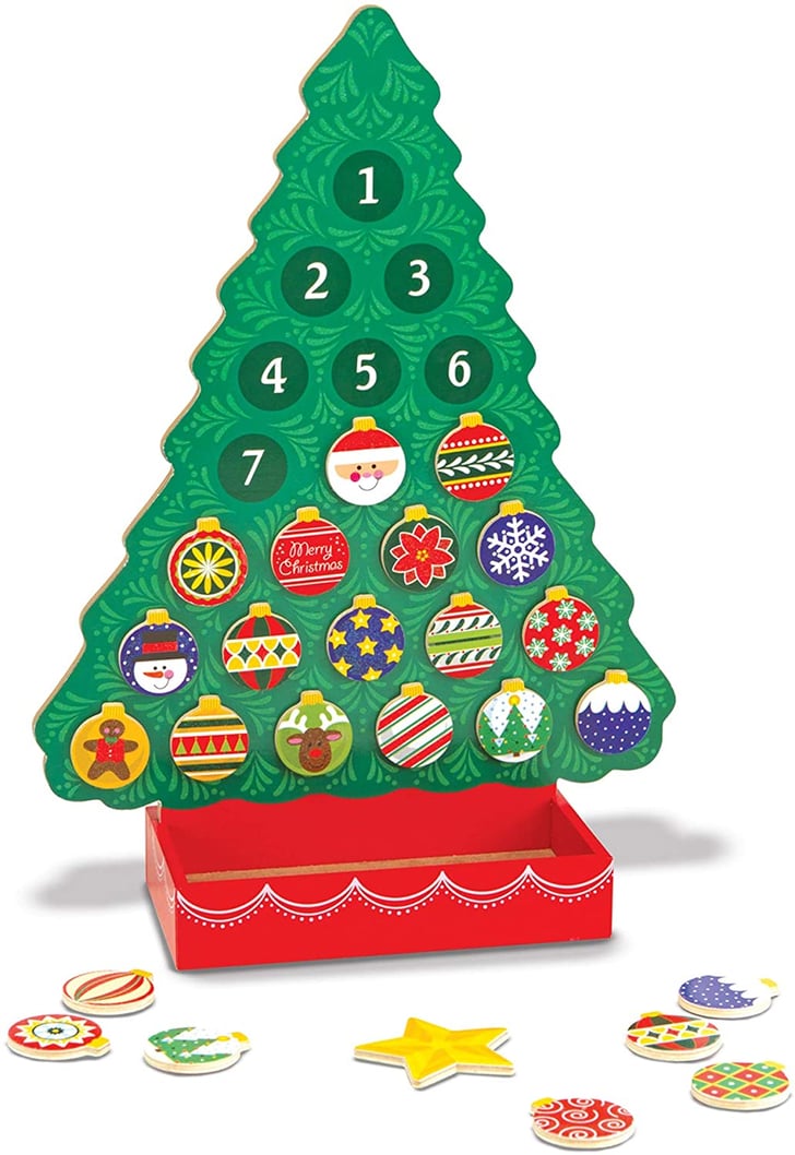 Melissa Doug Countdown to Christmas Wooden Advent Calendar 33