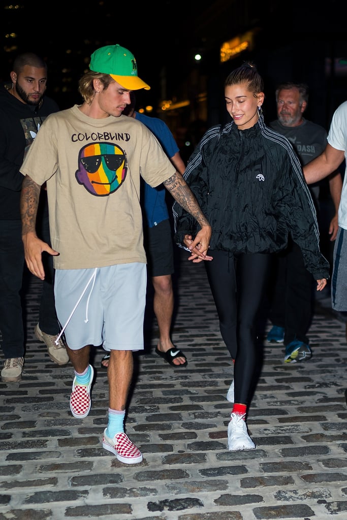 Justin Bieber Hailey Baldwin Matching Shoes and Socks 2018