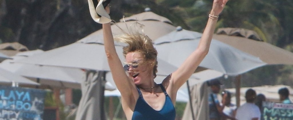 Naomi Watts on the Beach in Mexico Pictures April 2018