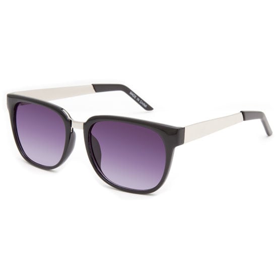 A touch of silver here and there makes these Blue Crown purple shades ($10) stand out.
A touch of silver here and there makes these Blue Crown purple shades ($10) stand out.