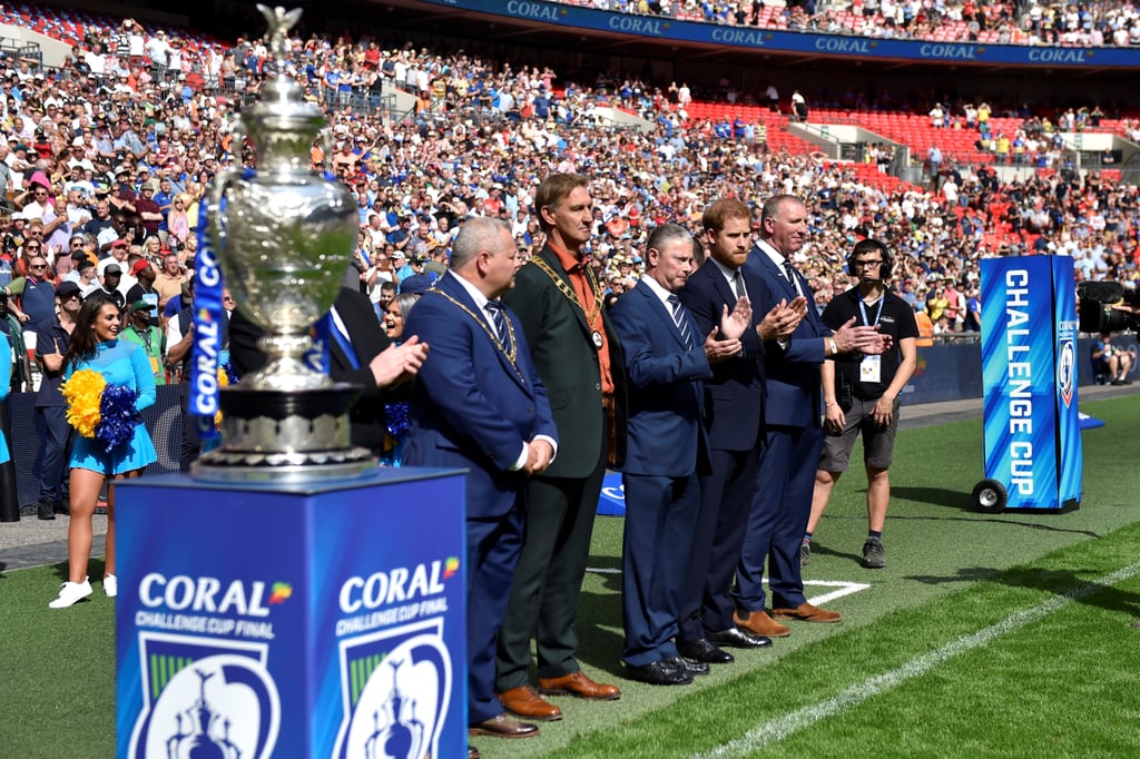 Prince Harry at Rugby League Challenge Final Pictures 2019