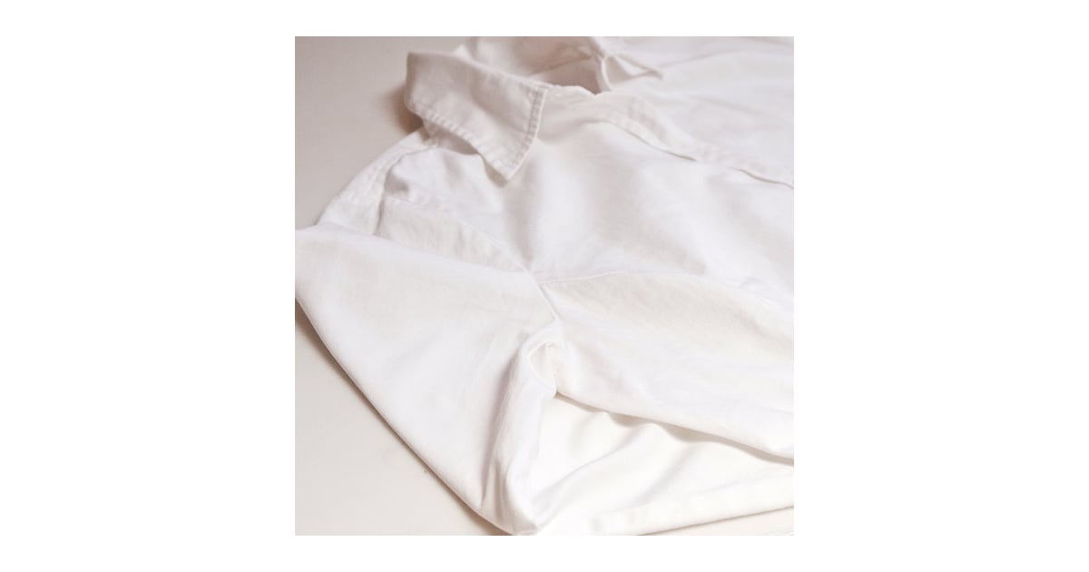 Toss the shirt in the laundry with a load of whites and wash. | How to ...