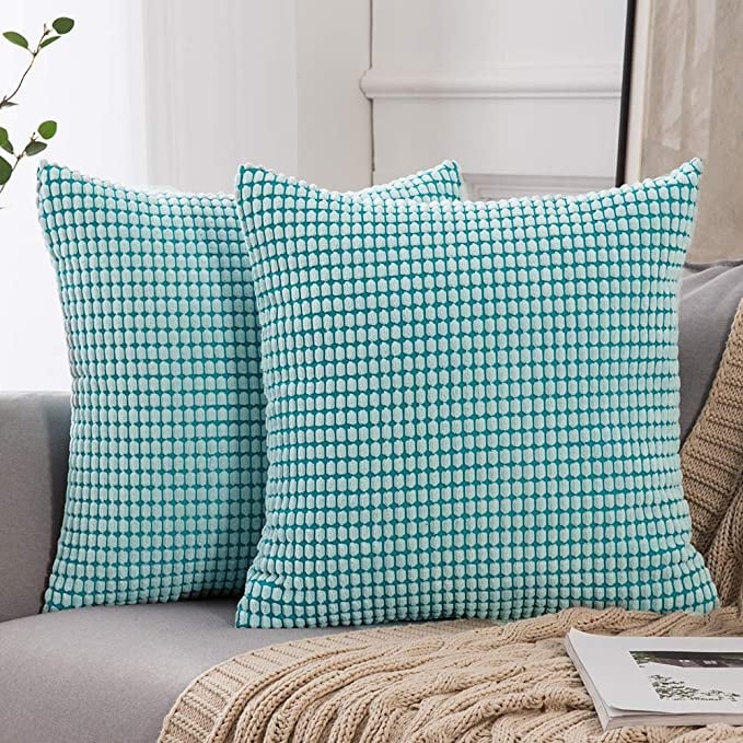 Miulee Pack of 2 Decorative Throw Pillow Covers