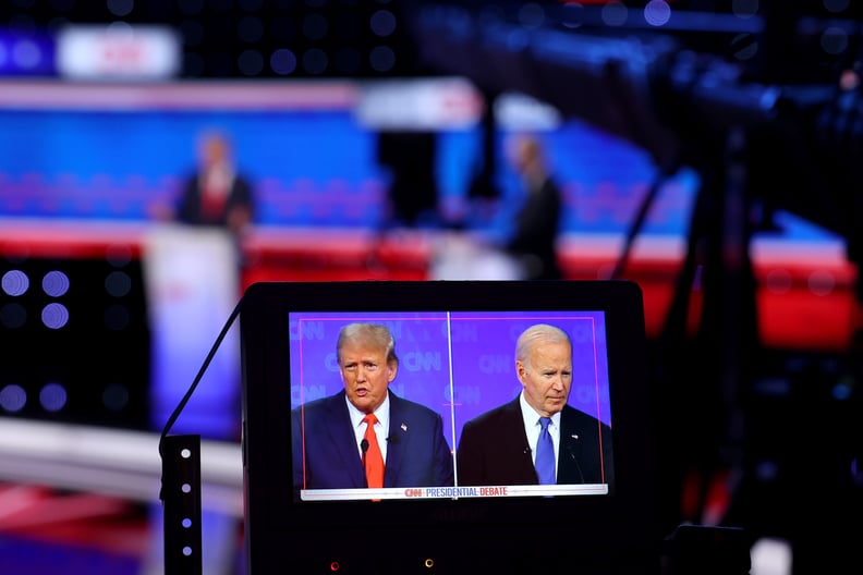 President Joe Biden and former President Donald Trump in the first presidential debate of 2024