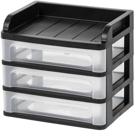 Iris Small Desktop 3 Drawer Organizer Genius Organization Items