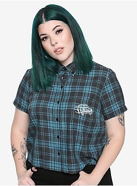 Harry Potter Forbidden Forest Girls Short-Sleeved Crop