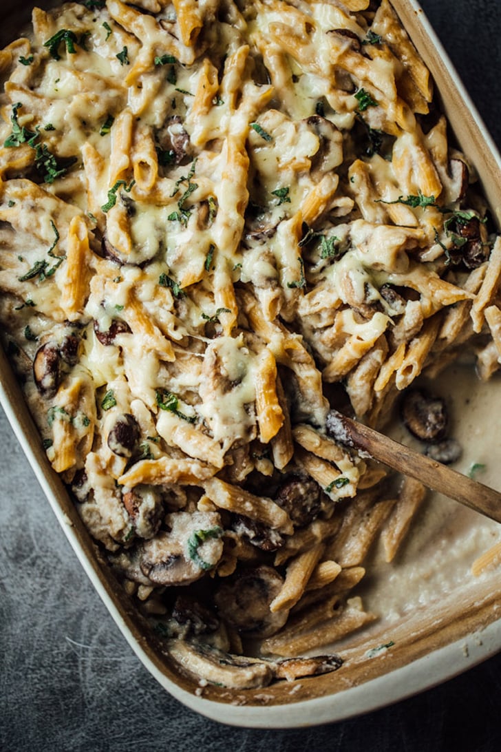 Mushroom Alfredo Pasta Bake Vegetarian Casserole Recipes POPSUGAR