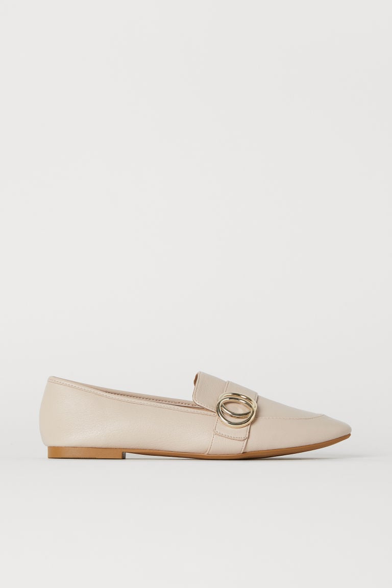 H&M Powder Beige Loafers