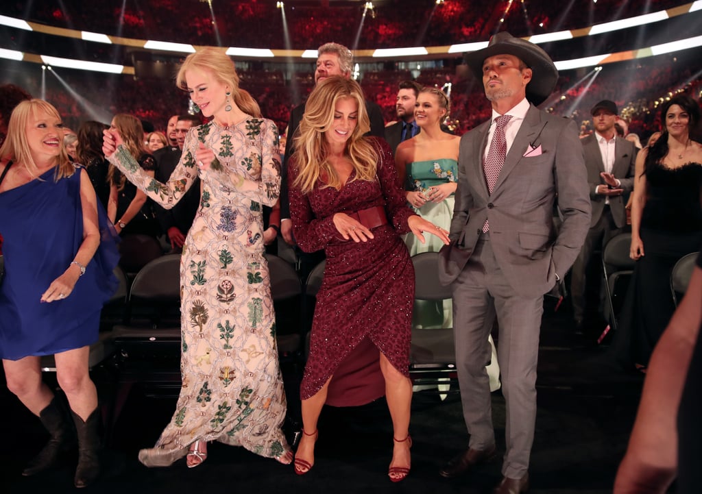 Nicole Kidman and Faith Hill at the 2017 ACM Awards