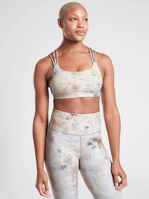 Athleta Elation Ultra High Rise Gilded Tight and Hyper Focussed Gilded Bra, These 10 Matching Workout Sets Are the Prettiest Gifts For Any  Fashionable Fitness Fan