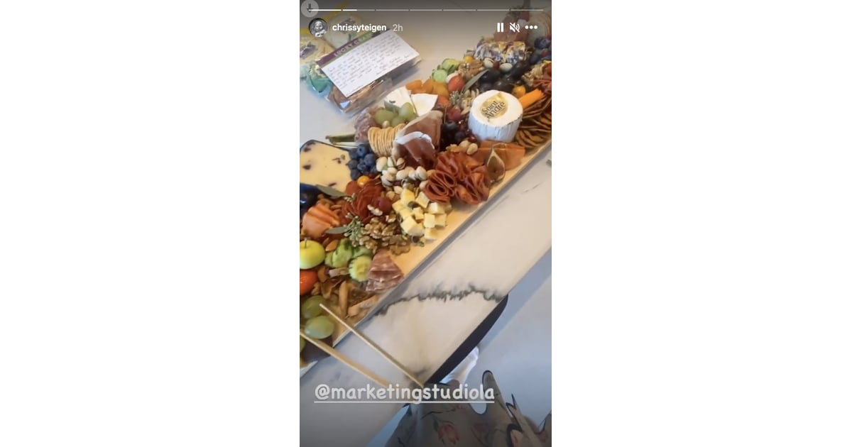 We Start With a Basic Charcuterie Spread Prosciutto, Soft Cheese