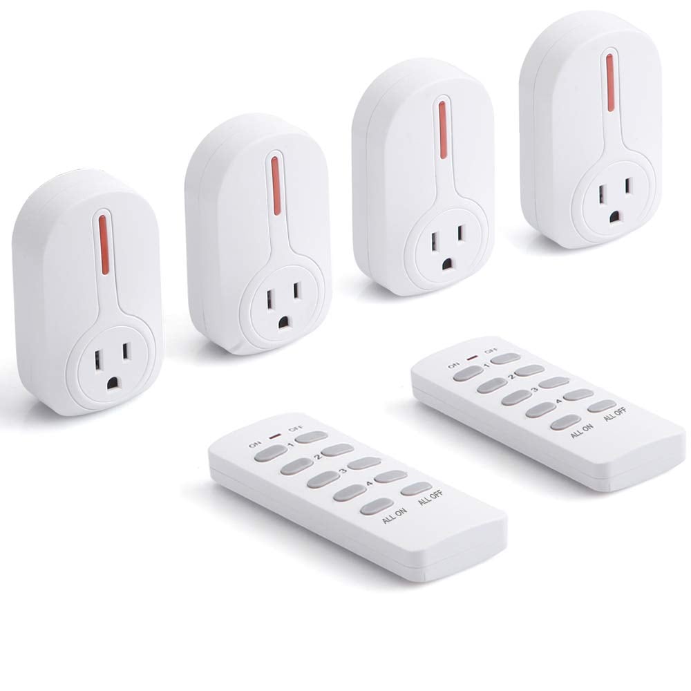 BESTTEN Wireless Remote Control Socket Outlet Switch Set