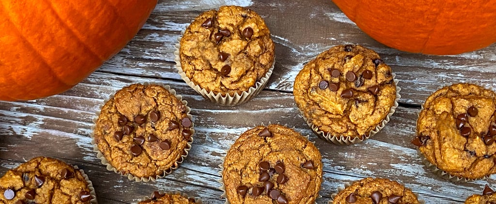 Vegan Pumpkin Chocolate-Chip Protein Muffins
