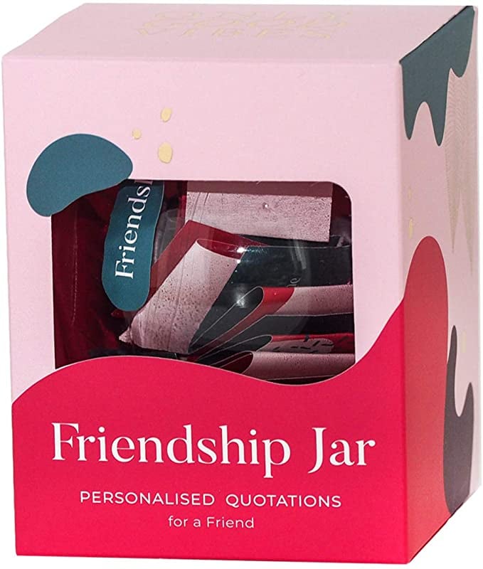 A Hug in a Jar: Friendship Jar With 31 Quotations