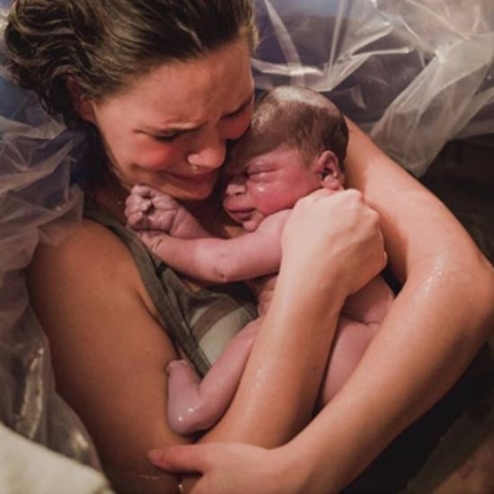Birth Photo Mom Hugging Her Newborn