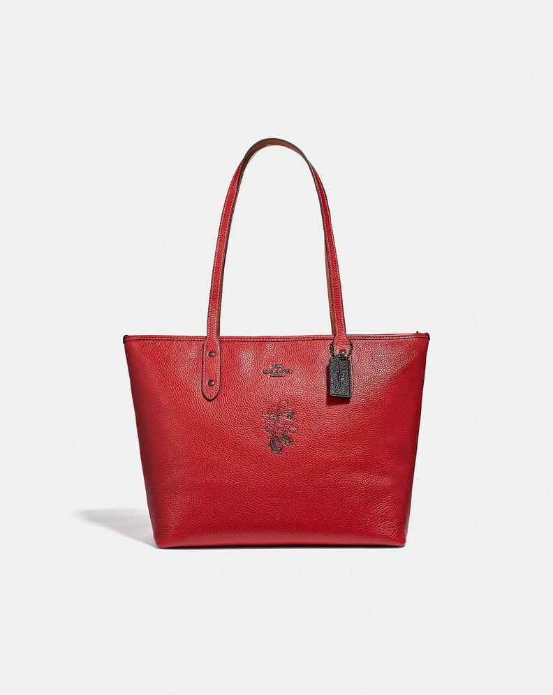 Minnie Mouse City Zip Tote With Motif