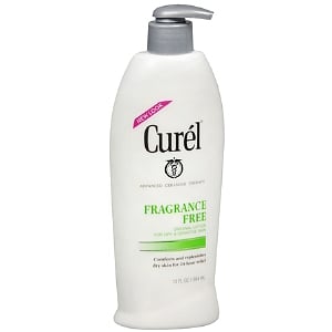 The cool thing about Curél's Fragrance Free Lotion ($9) is that it has a time-released formula that moisturizes all day. The result: your skin won't feel parched come lunch time.