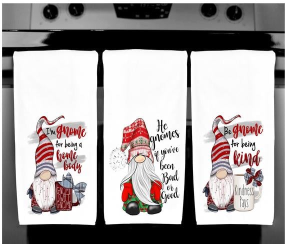 Christmas Gnome Towels