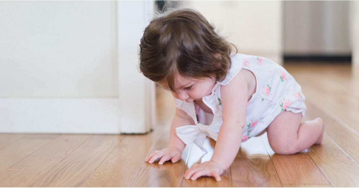 When do babies crawl popsugar family
