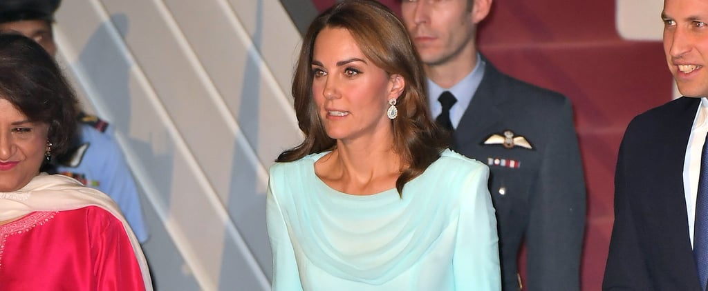 Kate Middleton's Blue Dress Is an Homage to Princess Diana