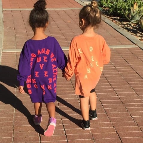 Pictures of North West and Penelope Disick