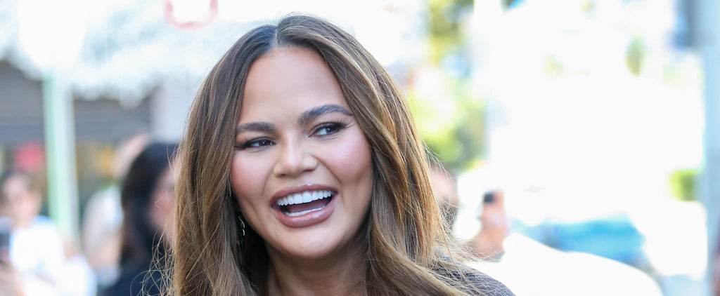 Chrissy Teigen Wears Monday Swimwear Black Bikini