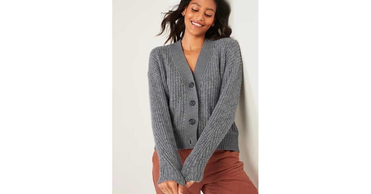 Old navy grey best sale cardigan