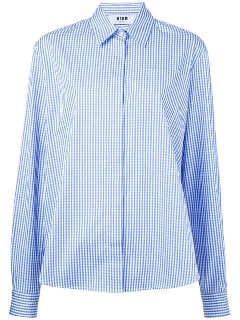 MSGM Gingham Check Shirt