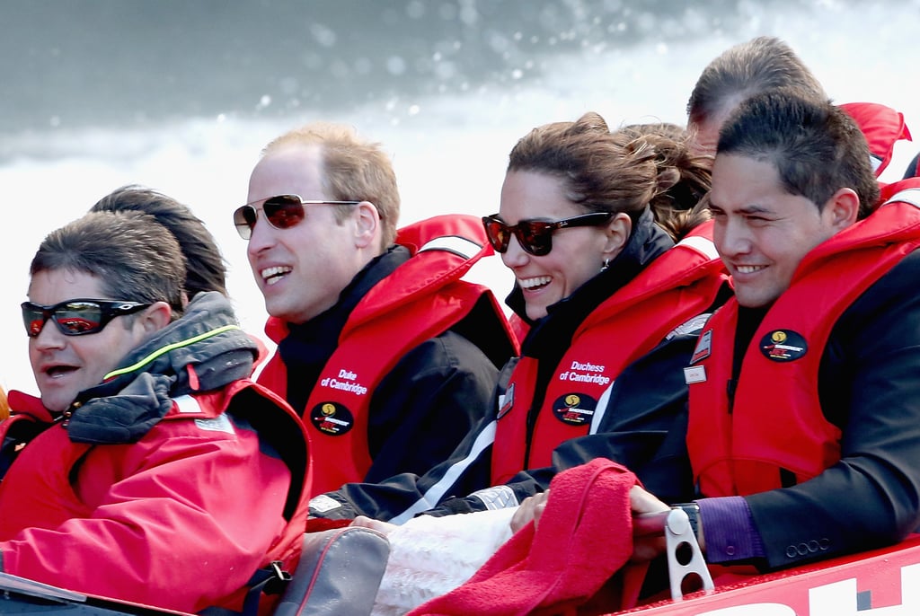 Their windswept boat ride.
