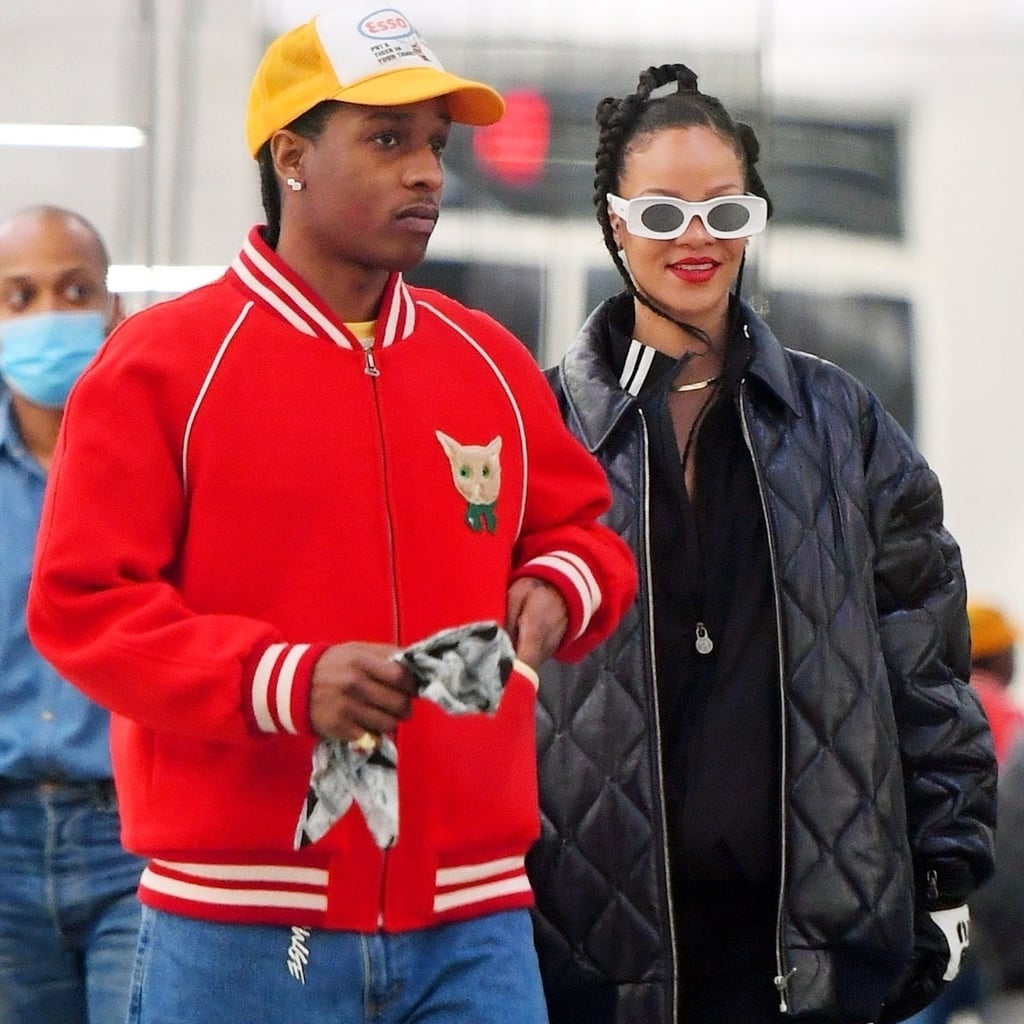 rihanna enjoys her time with her boys in beverly hills 🫶. she looked cute  wearing: • @LOEWE tracksuit jacket in “technical jersey
