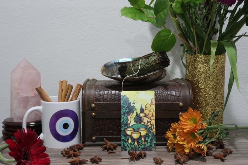 Gemini or Gemini Rising: Four of Cups