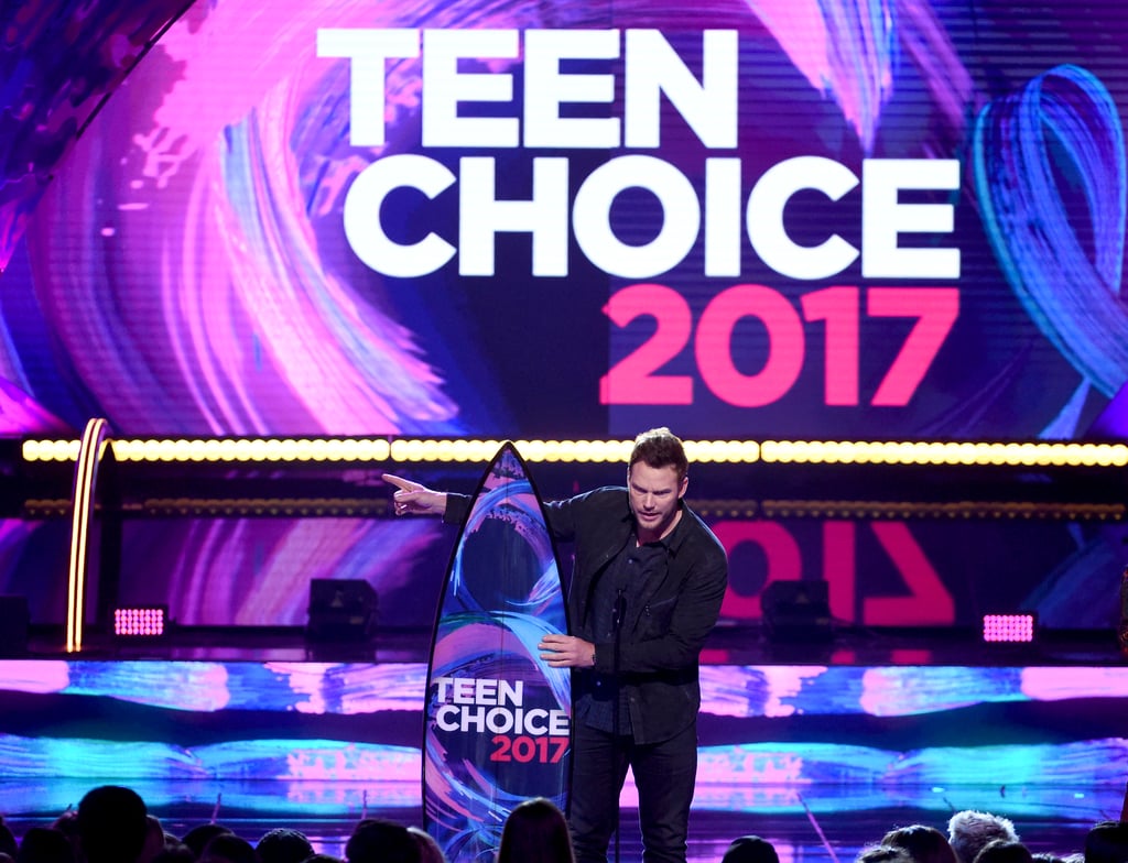 Chris Pratt at the 2017 Teen Choice Awards