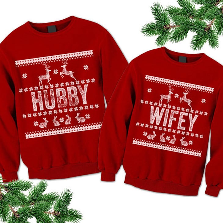Hubby and Wifey Matching Sweatshirts