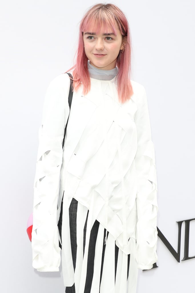 Pastel-Pink Hair on Maisie Williams