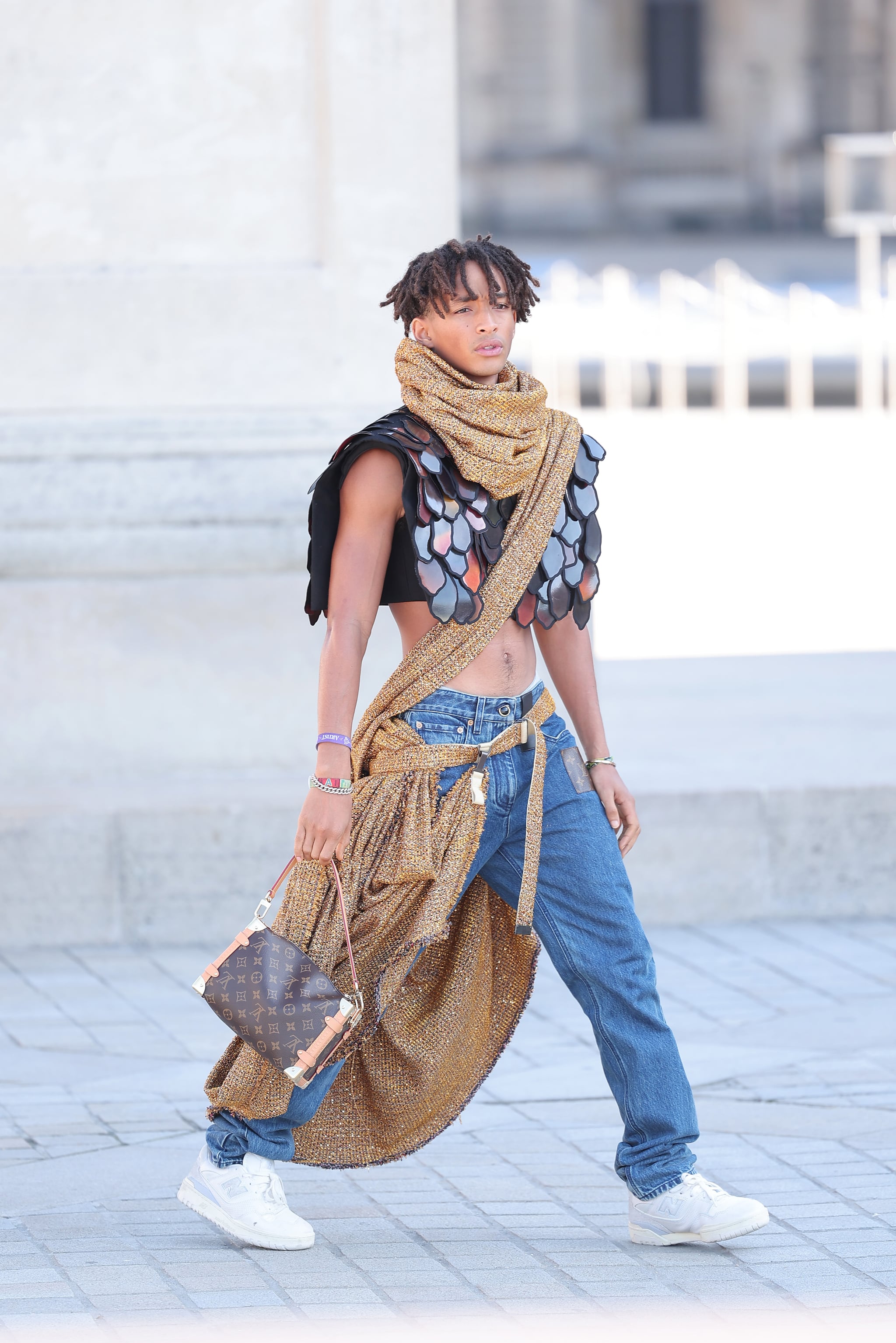 Jaden Smith Turns Up On the Front Row of Paris Fashion Week in Womenswear 
