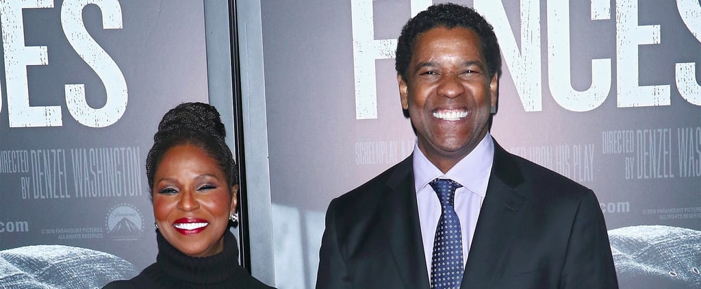 Denzel Washington and Wife at Fences Premiere in NYC