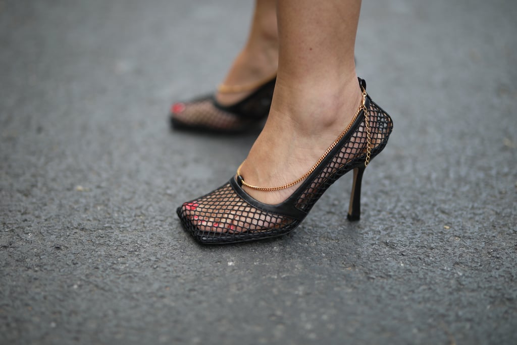 These gorgeous mesh Bottega heels will replace your favourite black heels.