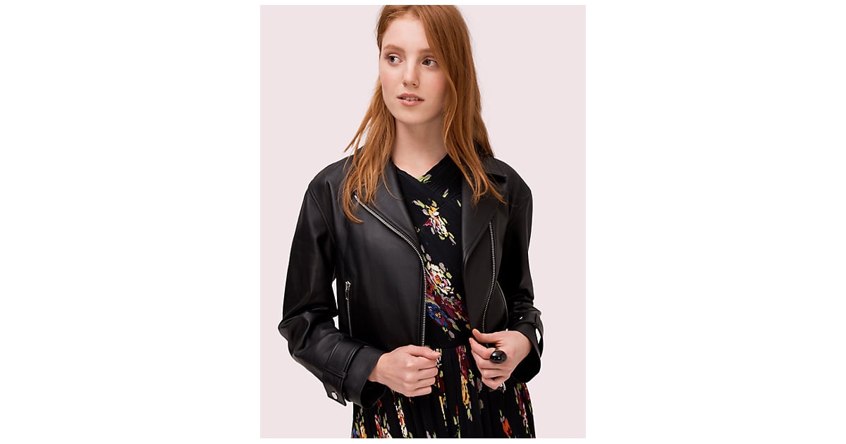 kate spade leather jacket