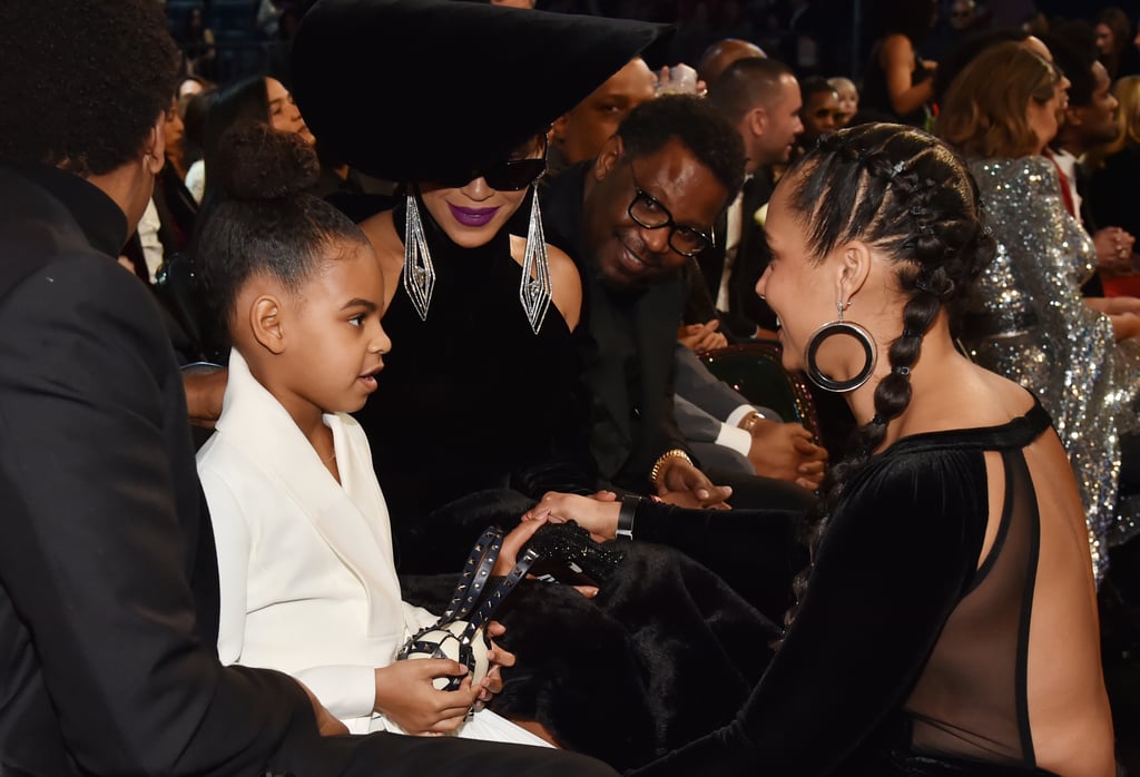 Blue Ivy's Valentino Purse at the 2018 Grammys