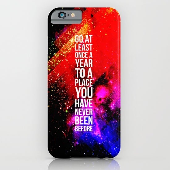 Get motivated with this travelinspired iPhone case (35). Travel