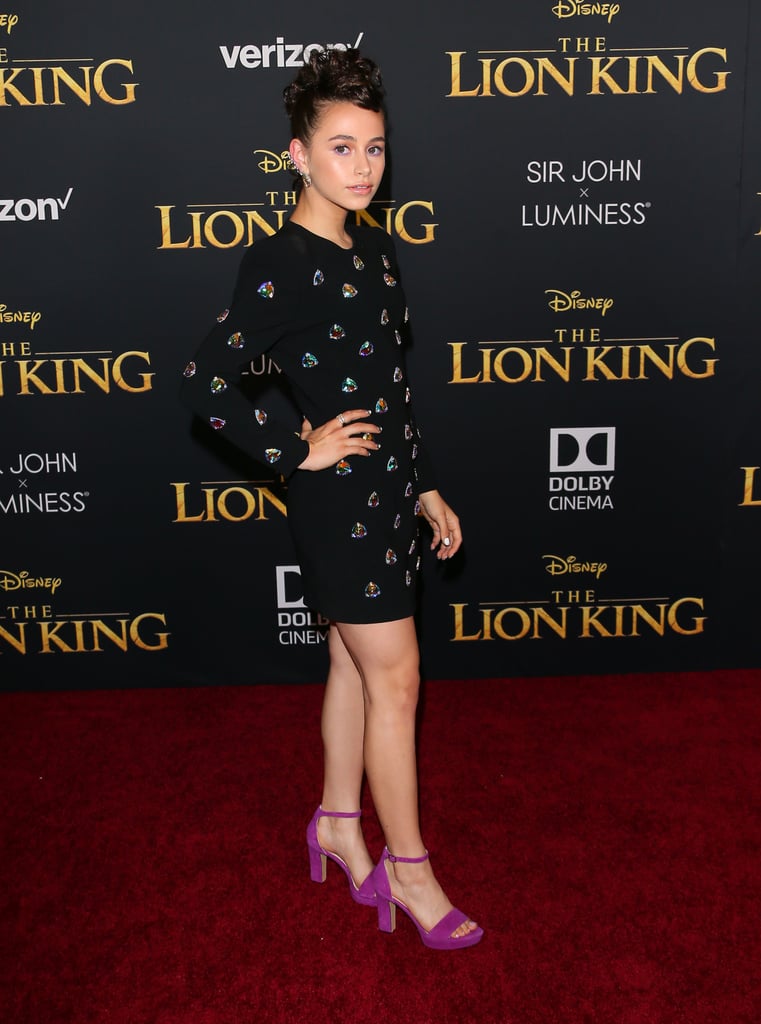 Pictured: Sky Katz at The Lion King premiere in Hollywood.