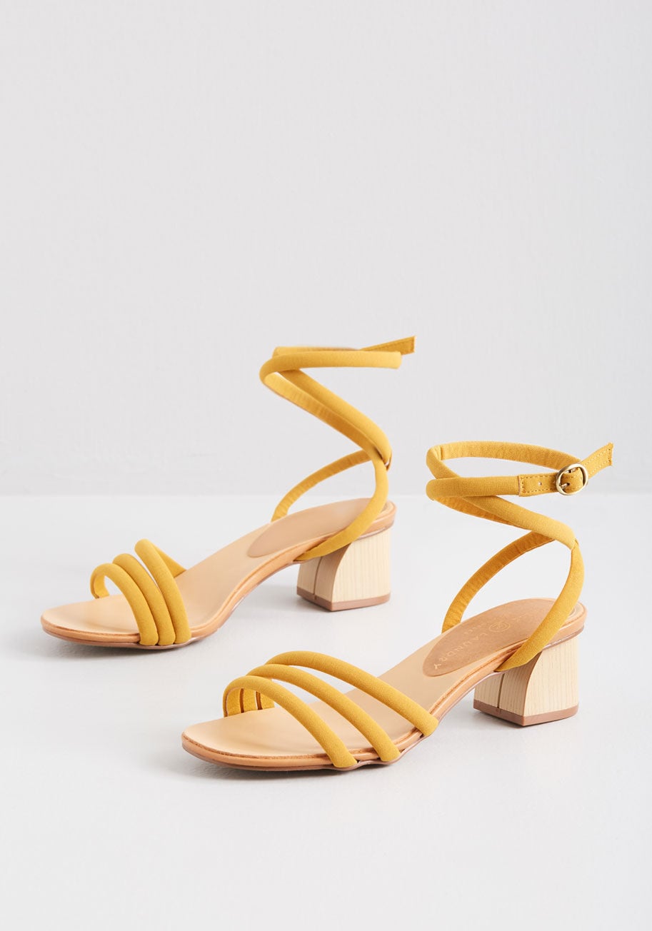 ModCloth Lifted Spirit Strappy Heel 